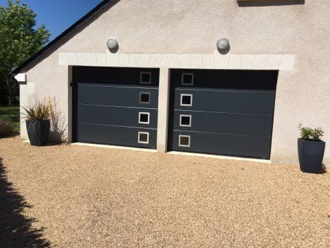 Votre porte de garage sectionnelle avec déplacement latéral